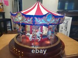 Rare! 2013 GOLD LABEL MR. CHRISTMAS 75TH ANNIVERSARY COLLECTION CAROUSEL