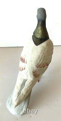 Rare Antique Paper Mache pigeon / dove German xmas Candy Container