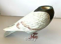 Rare Antique Paper Mache pigeon / dove German xmas Candy Container