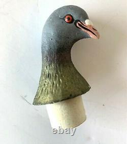 Rare Antique Paper Mache pigeon / dove German xmas Candy Container