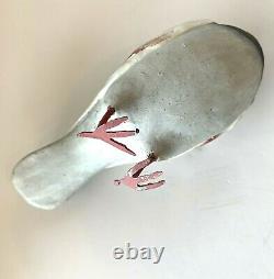 Rare Antique Paper Mache pigeon / dove German xmas Candy Container