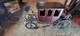 Rare Byers Choice Carolers 2001 Wood Stagecoach Christmas Carriage