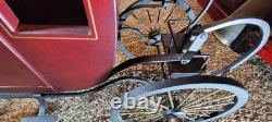 Rare Byers Choice Carolers 2001 Wood Stagecoach Christmas Carriage Rare Byers Choice Carolers 2001 Wood Stagecoach Christmas Carriage