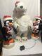 Rare! Christmas Gemmu Animated Singing 3 Piece Band Polar & 2 Penguin Works