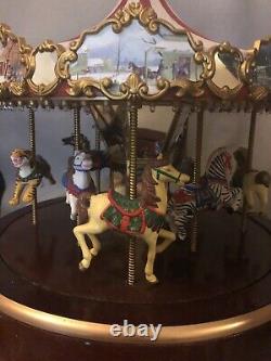 Rare Electric Christmas Carousel With Several Songs, Maybe Over 20