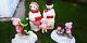 Rare Gale Snowman Snowlady Snowbabies Collection Animated Christmas Display