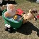 Rare Gemmy Christmas Animated Scrubbing Bath Hot Tub Santa Reindeer Inflatable
