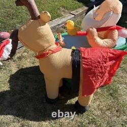 Rare Gemmy CHRISTMAS Animated Scrubbing Bath Hot Tub SANTA REINDEER inflatable Rare Gemmy CHRISTMAS Animated Scrubbing Bath Hot Tub SANTA REINDEER inflatable