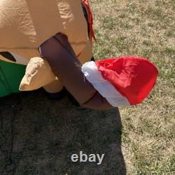 Rare Gemmy CHRISTMAS Animated Scrubbing Bath Hot Tub SANTA REINDEER inflatable Rare Gemmy CHRISTMAS Animated Scrubbing Bath Hot Tub SANTA REINDEER inflatable