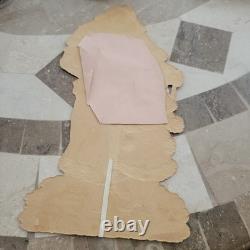 Rare German Victorian Era Christmas Die Cut Father Christmas /Snow Children