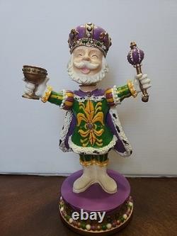 Rare King Of Mardi Gras Bobblehead New Orleans Rex Endymion Bacchus