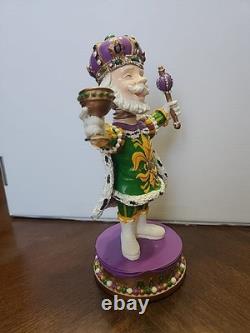 Rare King Of Mardi Gras Bobblehead New Orleans Rex Endymion Bacchus