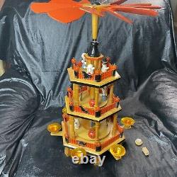 Rare Lillian Vernon Halloween Carousel Candle Holder Tall 3 Tier