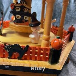 Rare Lillian Vernon Halloween Carousel Candle Holder Tall 3 Tier