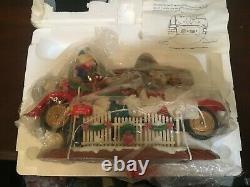 Rare Lustre Fame Christmas Roadster Animated Musical Lighted Mice Mouse Car 1994