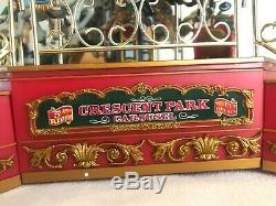 Rare Mr Christmas Gold Label Crescent Park Carousel 75th Anniversary Fabric 2006