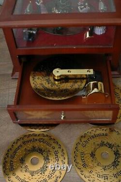 Rare! Mr Christmas Gold Label Showcase Symphonium record player music box. Works