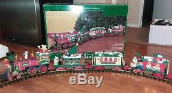 Rare New Bright Animated Dillard's Christmas Train Set + Box GREAT CONDITION