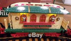 Rare New Bright Animated Dillard's Christmas Train Set + Box GREAT CONDITION