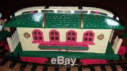 Rare New Bright Animated Dillard's Christmas Train Set + Box GREAT CONDITION