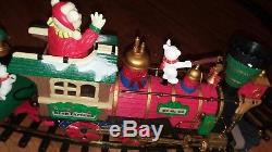 Rare New Bright Animated Dillard's Christmas Train Set + Box GREAT CONDITION