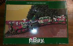 Rare New Bright Animated Dillard's Christmas Train Set + Box GREAT CONDITION