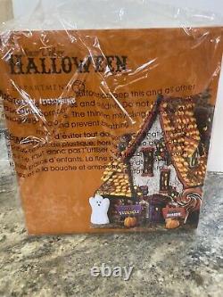 Rare New Dept 56 Halloween Village Sweet Trapping Cottage 4051012 Candy Corn