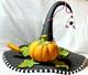 Rare Patience Brewster Halloween Witches Hat Pumpkin Spider Decoration