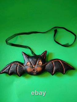 Rare Primitives By Kathy Johanna Parker Halloween Double Sided Hanging Bat
