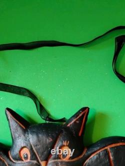 Rare Primitives By Kathy Johanna Parker Halloween Double Sided Hanging Bat