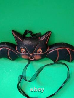 Rare Primitives By Kathy Johanna Parker Halloween Double Sided Hanging Bat