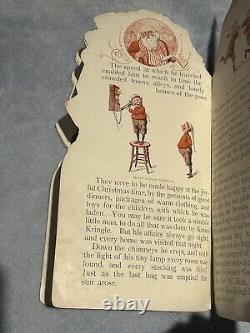 Rare Santa Original Kris Kringle On A wheel McLoughlin 1897 Book