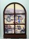 Rare Thomas Kinkade Musical Illuminated Window Christmas 8 Melodies. Video