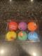 Rare Vtg Htf Set Of 6 Pee-wee Herman Show Christmas Ball Ornaments Unused 2010