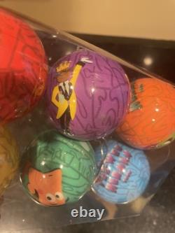 Rare VTG HTF Set Of 6 Pee-Wee Herman Show Christmas Ball Ornaments Unused 2010