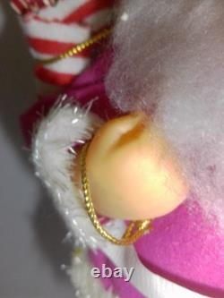 Rare Vintage 1950's Pink Santa Claus withToy Bag Japan