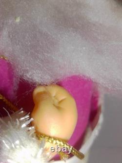 Rare Vintage 1950's Pink Santa Claus withToy Bag Japan