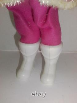 Rare Vintage 1950's Pink Santa Claus withToy Bag Japan