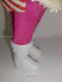 Rare Vintage 1950's Pink Santa Claus withToy Bag Japan