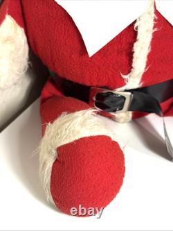 Rare Vintage 50s 60s Santa Claus Roly Poly Doll Stuffed Body Celluloid Face 23