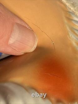 Rare Vintage 50s 60s Santa Claus Roly Poly Doll Stuffed Body Celluloid Face 23