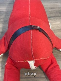 Rare Vintage 50s 60s Santa Claus Roly Poly Doll Stuffed Body Celluloid Face 23