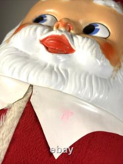 Rare Vintage 50s 60s Santa Claus Roly Poly Doll Stuffed Body Celluloid Face 23
