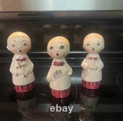 Rare Vintage Anthropomorphic Christmas Choir Boys
