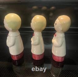 Rare Vintage Anthropomorphic Christmas Choir Boys