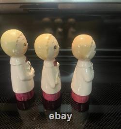 Rare Vintage Anthropomorphic Christmas Choir Boys