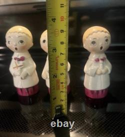 Rare Vintage Anthropomorphic Christmas Choir Boys