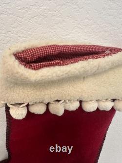 Rare Vintage Collectable Woof and Poof Snowman Stocking with original tag