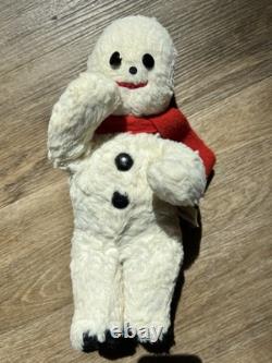 Rare Vintage Knickerbocker Christmas Snowman 10.5 Plush