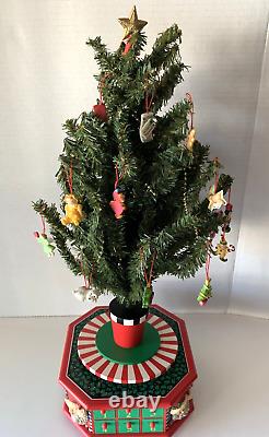 Rare Vintage Mary Engelbreit Advent Christmas Tree Complete with Ornaments 1999